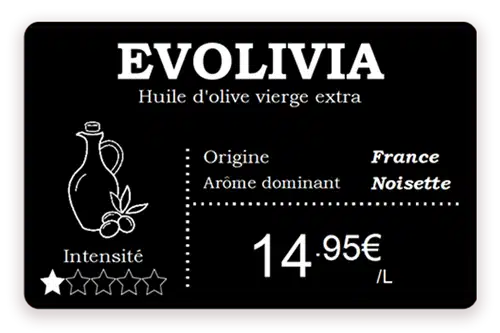 epicerie-etiquette-prix-huile-olive-edikio-price-tag
